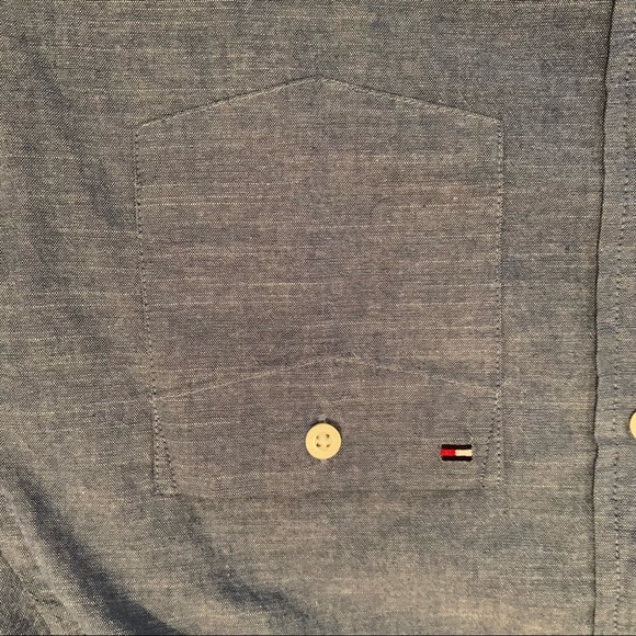 Men’s Tommy Hilfiger Button Down Short Sleeve Shirt - Picture 3 of 9
